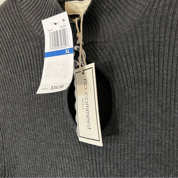 Juniors' Cutout Chain-Detail Sweater Dress - Picture 6 of 6